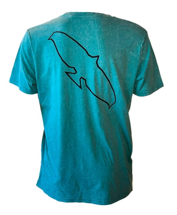 tshirt level wings unisex organic green verso